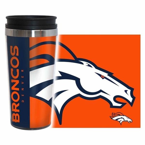 Boelter Brands Denver Broncos Travel Mug - 14 oz Full Wrap - Hype Style 8886055806
